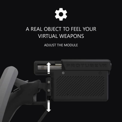 ProVolver haptic pistol : feel the recoil for your Meta Oculus