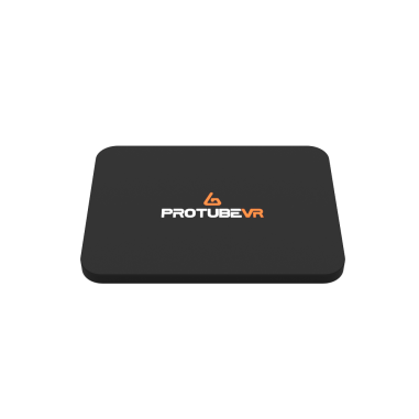 Top view of the water-washable adherent ProTas pad with ProTubeVR logo