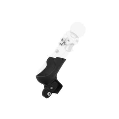 Left view of Right hand Grey PLA cups Controller mount spare parts for PSVR 1 with Detachable Attachment