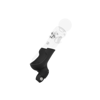 Left view of Right hand Grey PLA cups Controller mount spare parts for PSVR 1 with Detachable Attachment