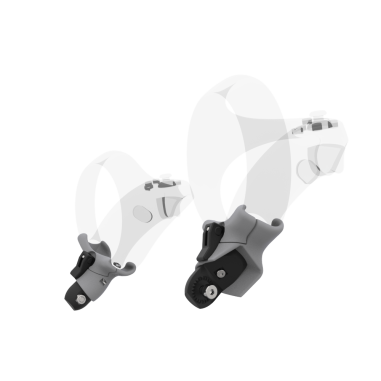 Left view of Right hand Grey PLA cups Controller mount spare parts for PSVR 2 with Detachable Attachment