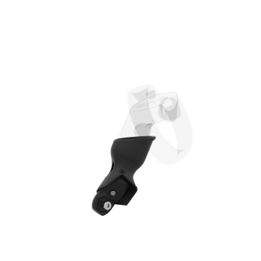 Left view of Right hand Grey PLA cups Controller mount spare parts for Oculus Rift CV1 with Detachable Attachment