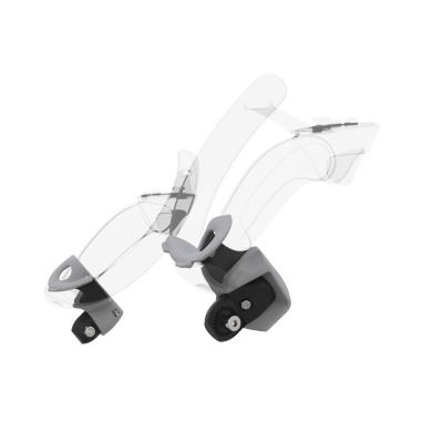 Left view of Right hand Grey PLA cups Controller mount spare parts for Valve Index with Detachable Attachment