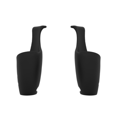 Side view of a pair of Meta Quest 3 prostraps top attachement cup compatible