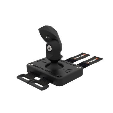 left view of grey vr joystick protas base without controller cup with ProTubeVR logo