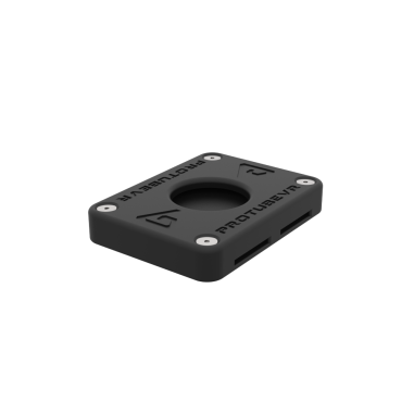 Top view of a protas vr hotas grey casing spare part without straps or flexible bracket for controller mount