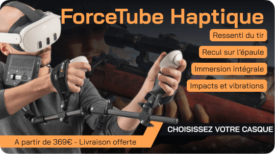 forcetube fusil haptique VR