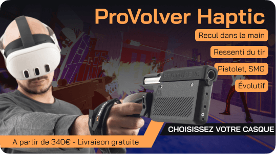 provolver pistolet haptique VR