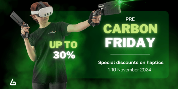 PRE BLACK FRIDAY: -30% on powerful haptic